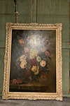 english oil painting of flowers