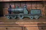 wooden painted toy train from england