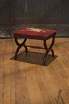 scottish simulated rosewood stool