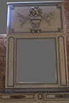french painted trumeau mirror