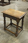 english oak joint stool
