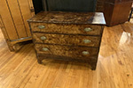english scrumbled pine chest of drawers