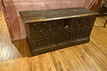 french carved oak coffer in the rennaissance style