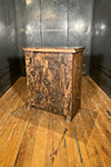 early 19th century spanish walnut cupboard with iron decoration