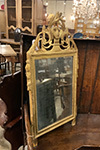 19th century giltwood marriage mirror