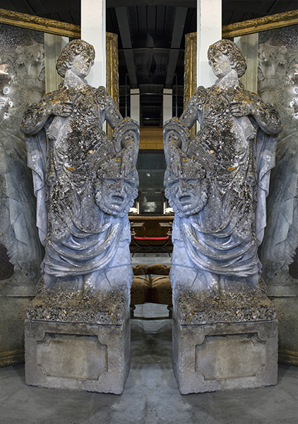 Pair of Stone Statues was Property of The Hon Belinda Belleville of the Pensbury House, Shaftesbury