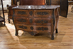 french marble top bombe commode