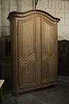 french 19th century carved fruitwood armoire