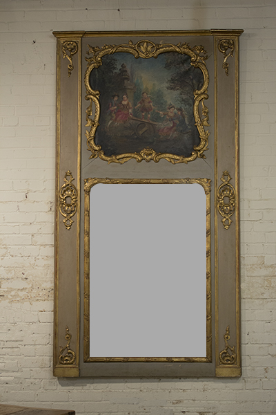 French Trumeau Mirror