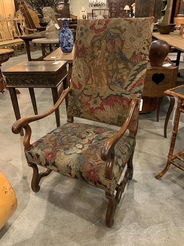 French Needlework Fauteuil