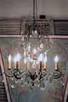 french iron chandelier