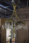 french bronze and crystal chandelier