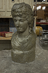 english carrara marble bust
