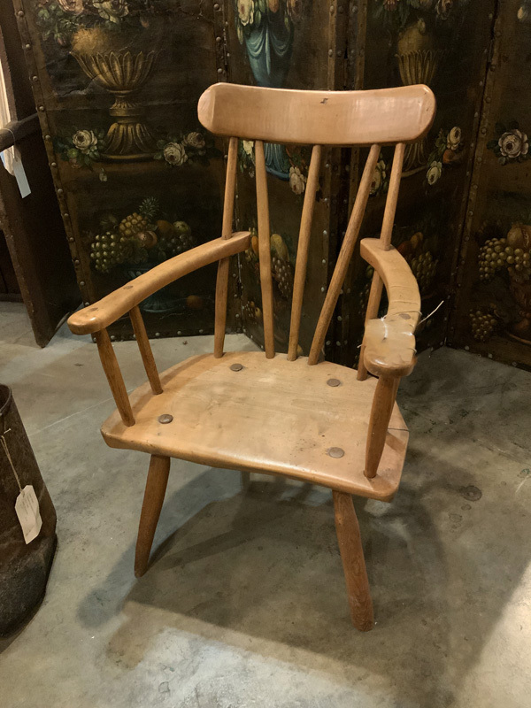 Sycamore & Ash Primitive Armchair from Ireland