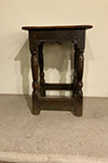 19th century oak joint stool