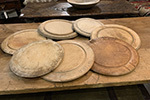 carved sycamore bread board