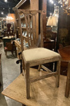 pair of 18th century english faded walnut side chairs