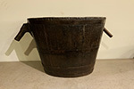 grape bucket with rustic handles